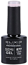Półprzezroczysty lakier żelowy do paznokci - Elixir Make-up Semi Gel — Zdjęcie N1