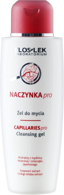 Żel do mycia twarzy do cery naczynkowej - Floslek Naczynka Pro Dilated Capillaries Line Cleansing Gel