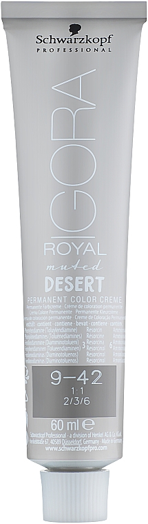 Farba do włosów - Schwarzkopf Igora Royal Muted Desert — Zdjęcie N2
