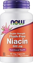 Suplement diety BrownMe - Now Double Extra Strength Flush-Free Niacin 500 mg — Zdjęcie N1