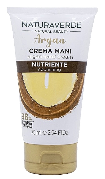 Krem do rąk z olejem arganowym - Naturaverde Argan Hand Cream — Zdjęcie N1