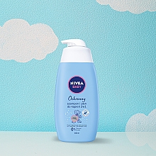Łagodny szampon i płyn do kąpieli 2 w 1 dla dzieci i niemowląt - NIVEA BABY Soft Shampoo & Bath — Zdjęcie N2