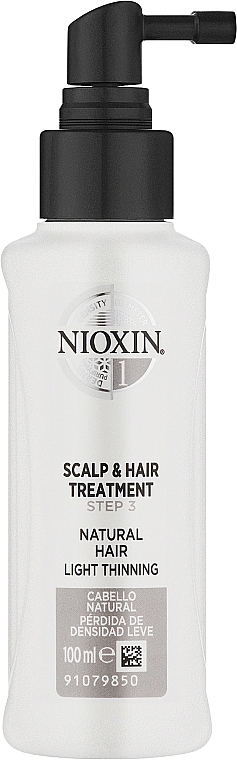 Odżywcza kuracja do skóry głowy - Nioxin Thinning Hair System 1 Scalp Treatment — Zdjęcie N1