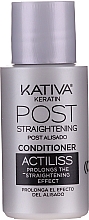 Zestaw do keratynowego prostowania włosów - Kativa Anti-Frizz Straightening Without Iron Xpert Repair (h/mask 150 ml + shm 30 ml + h/cond 30 ml) — Zdjęcie N5