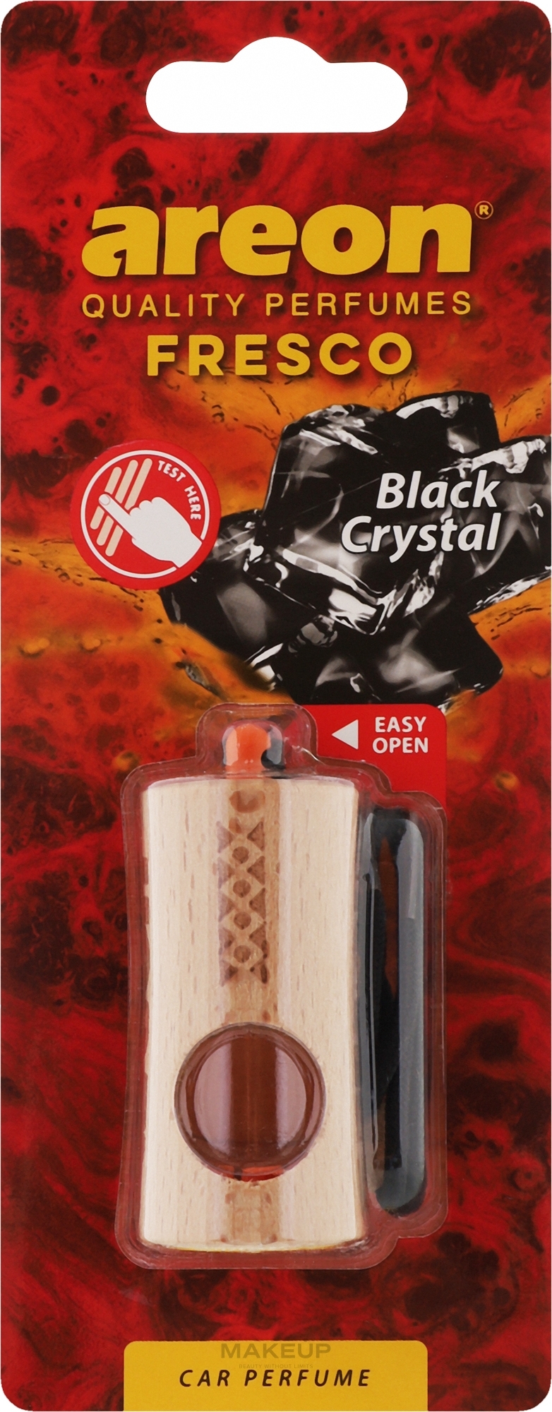 Odświeżacz powietrza do samochodu Black Crystal - Areon Fresco New Black Crystal Car Perfume — Zdjęcie 4 ml