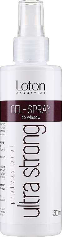 Żel-spray do włosów, ultra mocny - Loton Gel-Spray — Zdjęcie N1