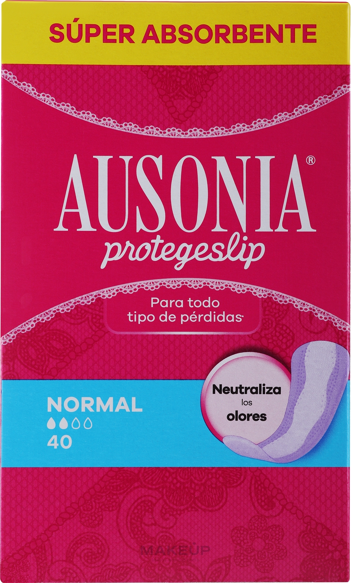 Wkładki higieniczne, 40 szt. - Ausonia Protegeslip Normal — Zdjęcie 40 szt.