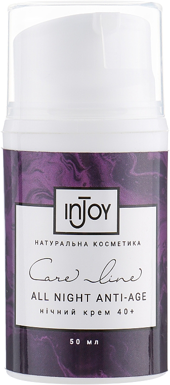 Krem na noc dla skóry 40+ - InJoy Care Line All Night Anti-Age — Zdjęcie N1