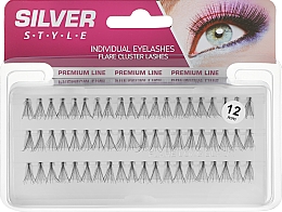 Kup Sztuczne rzęsy, 12 mm, MN 243 - Silver Style Premium Line Individual Eyelashes