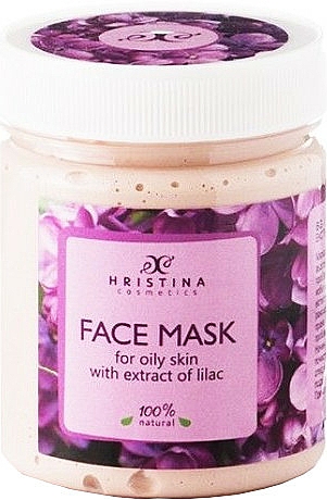 Maseczka do cery tłustej z ekstraktem z lilii - Hristina Cosmetics Lilac Extract Face Mask — Zdjęcie N1