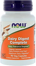 Suplement diety w kapsułkach wspomagający trawienie - Now Foods Dairy Digest Complete — Zdjęcie N1
