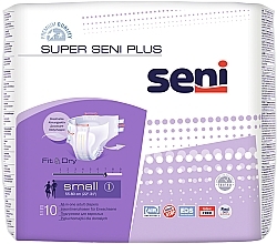 Pieluchy dla dorosłych Super Seni Plus, 55-80 cm - Seni Smal 1 Fit & Dry — Zdjęcie N1