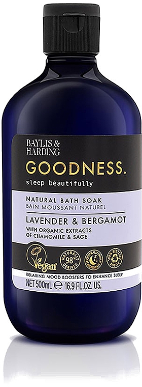 Kąpiel kojąca - Baylis & Harding Goodness Sleep Bath Soak Lavender&Bergamot — Zdjęcie N1