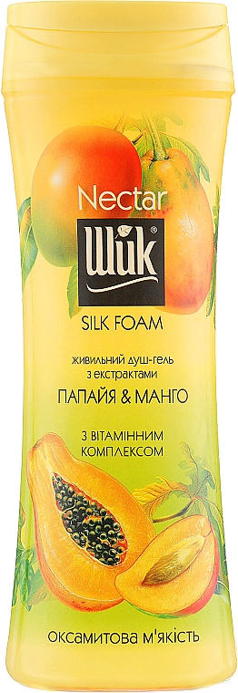 Odżywczy żel pod prysznic Papaja i mango - Shik Nectar Silk Foam — Zdjęcie N1