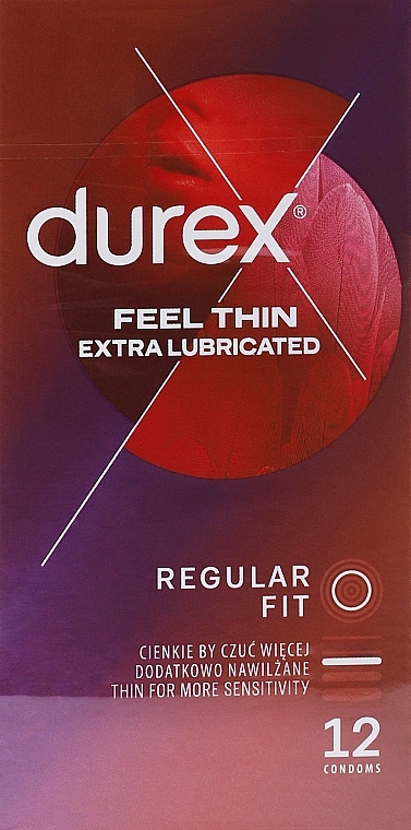 Prezerwatywy klasyczne, 12 szt. - Durex Fetherlite Elite — Zdjęcie N1