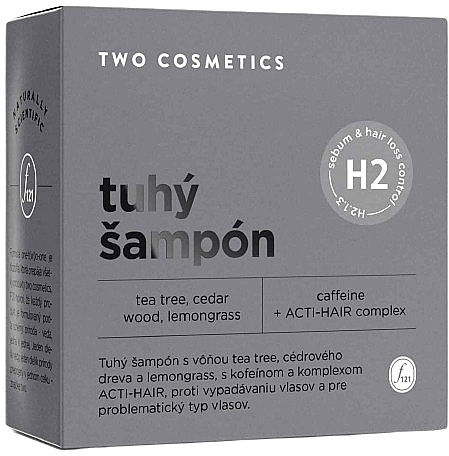 Szampon w kostce Kontrola sebum i wypadania włosów - Two Cosmetics Sebum & Hair Loss Control Solid Shampoo — Zdjęcie N1