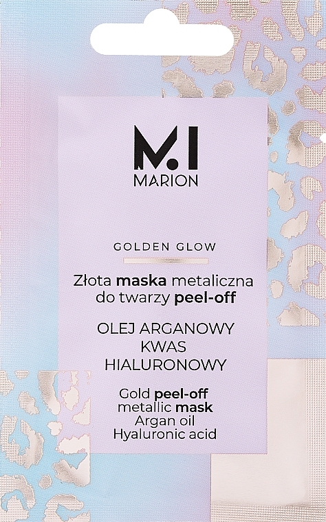 Złota maseczka odmładzająca do twarzy - Marion Golden Skin Care