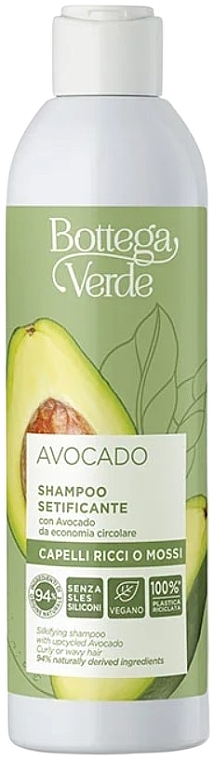 Szampon wygładzający - Bottega Verde Avocado Silkifying Shampoo — Zdjęcie N1