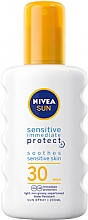 Spray do opalania - NIVEA SUN Sensitive Protect Spray SPF 30 — Zdjęcie N1