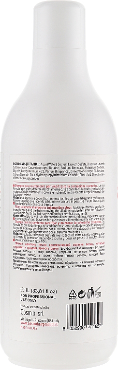 Szampon ochronny z roślinnymi poliglicerydami - Krom Color Advance Shampoo — Zdjęcie N4