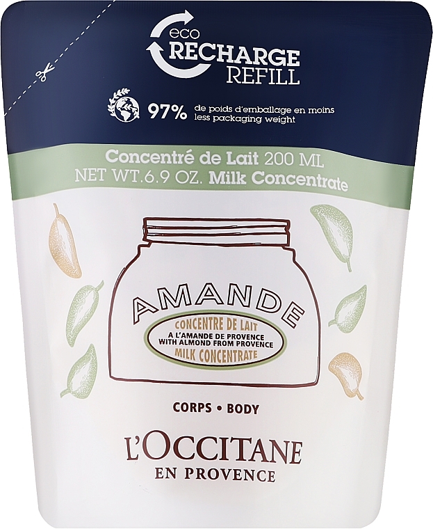 Mleczko do ciała ujędrniające skórę - L'Occitane Almond Milk Concentrate (refill) — Zdjęcie N1