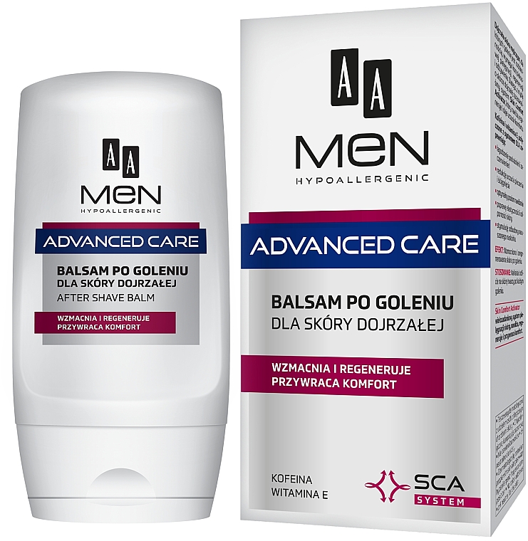Balsam po goleniu do skóry dojrzałej - AA Men Advanced Care — Zdjęcie N1