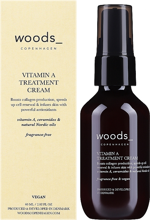 Krem do twarzy z witaminą A - Woods Copenhagen Vitamin A Treatment Cream — Zdjęcie N2