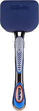 PRZECENA! Zestaw upominkowy do golenia dla mężczyzn - Gillette Fusion5 Razor Cracker (razor/1pcs + road cover) * — Zdjęcie N3