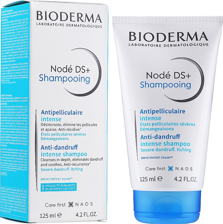Szampon zapobiegający nawrotom łupieżu - Bioderma Nodé DS+Anti-Dandruff Intense Shampoo — фото N2