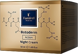 Przeciwzmarszczkowy krem na noc - Famirel Botoderm Active Night Cream — Zdjęcie N2