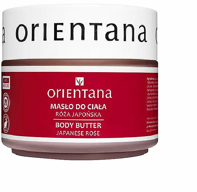 Masło do ciała Róża japońska - Orientana Japanese Rose Body Butter — Zdjęcie N1