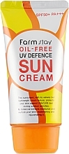 Bezolejowy krem przeciwsłoneczny do twarzy SPF 50+/PA+++ - FarmStay Oil-Free UV Defence Sun Cream — Zdjęcie N2