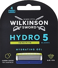 Kup Zapasowe ostrza do golenia, 4 szt. - Wilkinson Sword Hydro 5 Sensitive