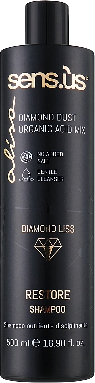 Regenerujący szampon do włosów - Sensus Alisa Diamond Liss Maintenance Restore Shampoo — Zdjęcie N1