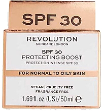 Krem na dzień do skóry normalnej i tłustej - Revolution Skincare Protecting Boost For Normal To Oily Skin SPF30 — Zdjęcie N2