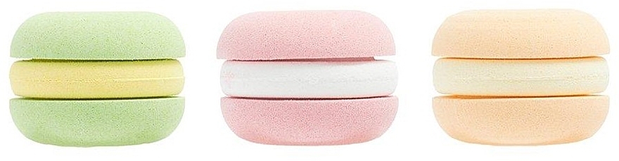 Zestaw - I Heart Revolution Macaron Fizzer Trio Kit (bath/fiz/3 x 75g) — Zdjęcie N3