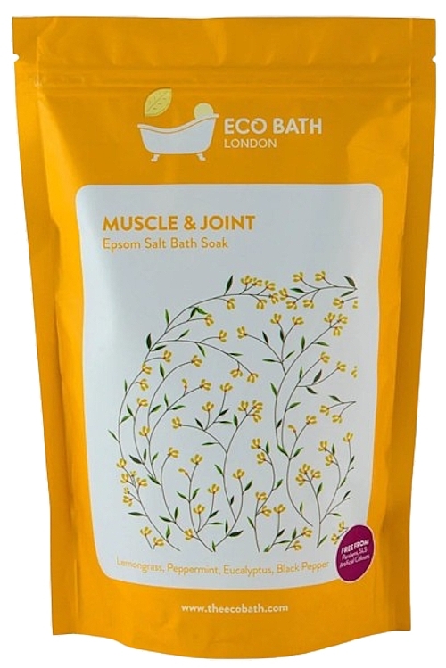 Sól do kąpieli - Eco Bath London Muscle And Joint Epsom Salt Bath Soak — Zdjęcie N1