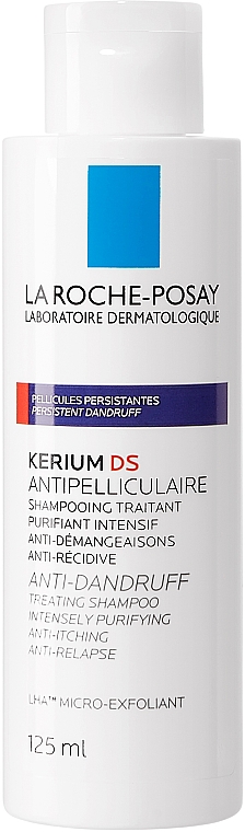 Szampon przeciwłupieżowy - La Roche-Posay Kerium DS Anti Dandruff Intensive Treatment Shampoo