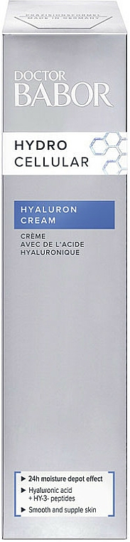 Krem do twarzy z kwasem hialuronowym - Babor Doctor Babor Hydro Cellular Hyaluron Cream — Zdjęcie N2