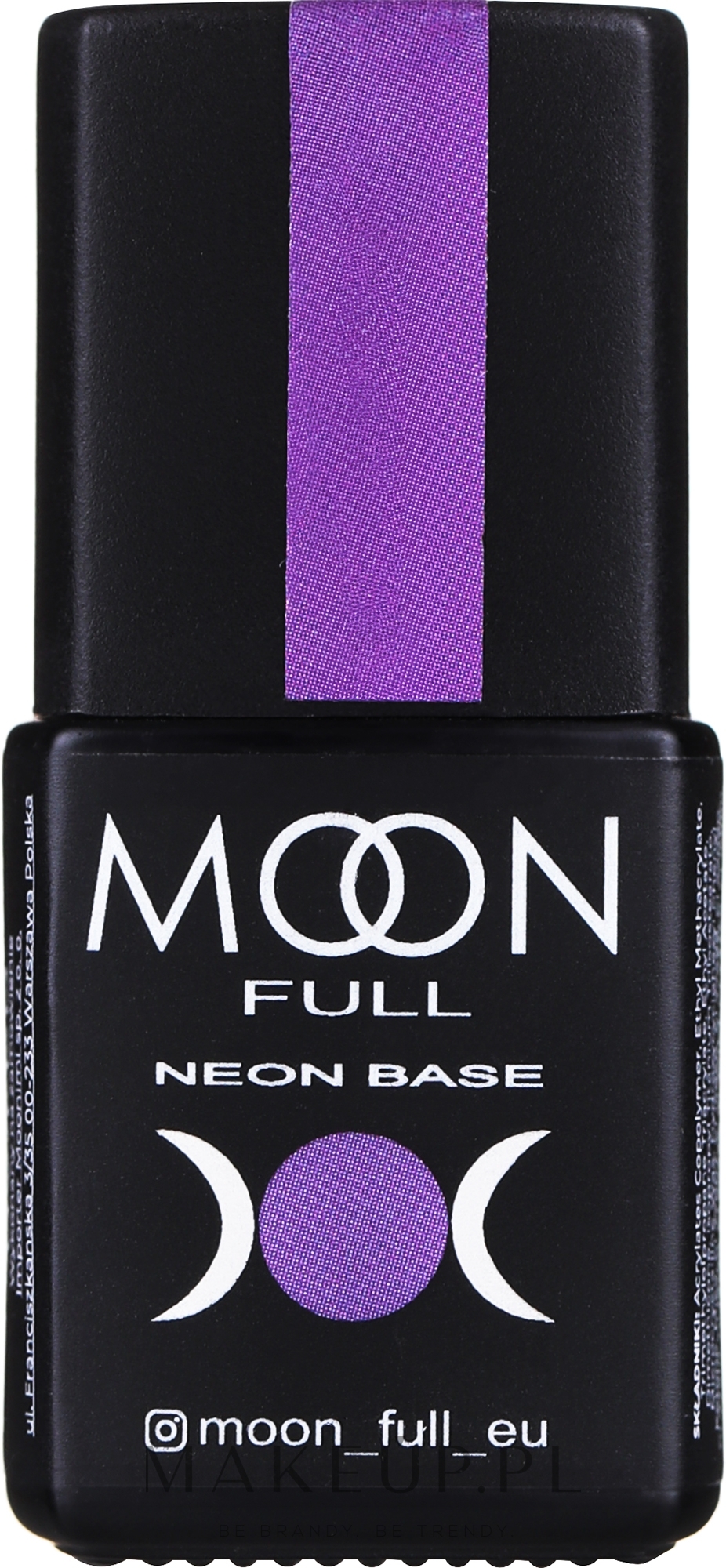 Baza kolorowa neonowa do paznokci - Moon Full Neon Base — Zdjęcie 05