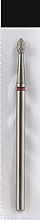 Frez diamentowy 2,3 mm, L- 4 mm, czerwony - Head The Beauty Tools — Zdjęcie N1