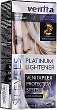 PRZECENA! Rozjaśniacz do włosów o 9 tonów - Venita Plex Platinum Lightener * — Zdjęcie N7