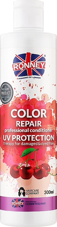 Odżywka chroniąca przed promieniowaniem UV włosy farbowane - Ronney Professional Color Repair UV Protection Conditioner — Zdjęcie N1