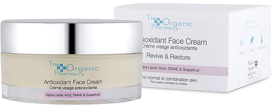 Antyoksydacyjny krem do twarzy - The Organic Pharmacy Antioxidant Face Cream — Zdjęcie N1