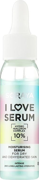 Nawilżające serum do cery suchej i odwodnionej - Soraya I Love Serum — Zdjęcie N1