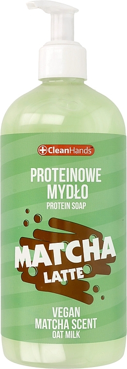 Mydło w płynie - Clean Hands Matcha Latte Protein Soap — Zdjęcie N1