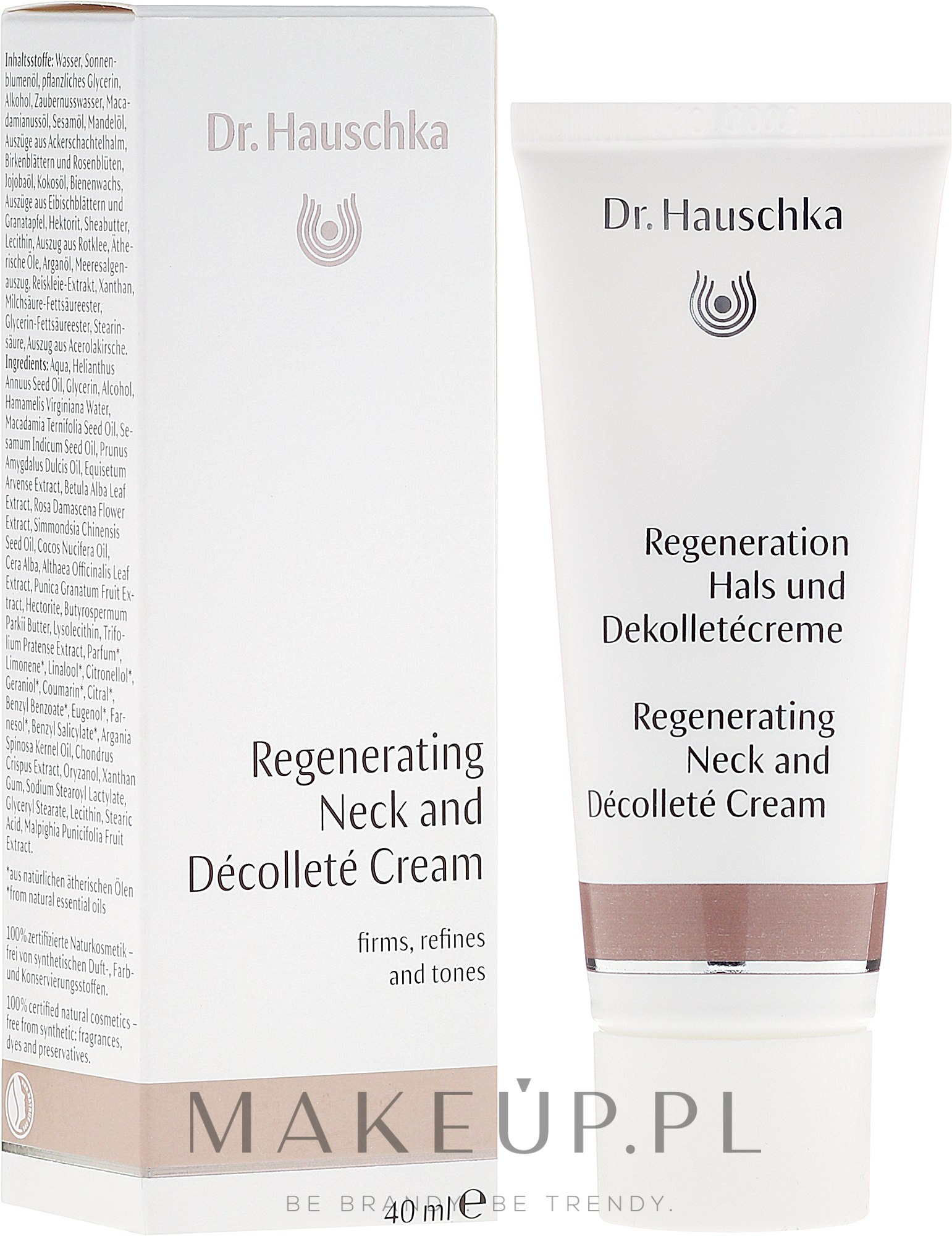 Regenerujący krem do szyi i dekoltu - Dr Hauschka Regenerating Neck and Decolleté Cream — Zdjęcie 40 ml