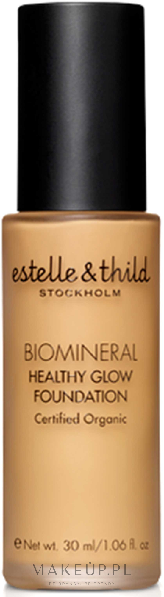 Nawilżający podkład do twarzy - Estelle & Thild BioMineral Healthy Glow Foundation — Zdjęcie 125 - Dark Yellow