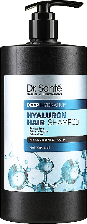 PRZECENA! Głęboko nawilżający szampon do włosów - Dr Santé Hyaluron Hair Deep Hydration Shampoo * — Zdjęcie N3