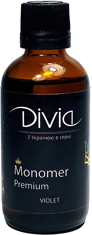 Szybkoutwardzalny monomer do proszków akrylowych Premium - Divia Monomer Premium Di1832